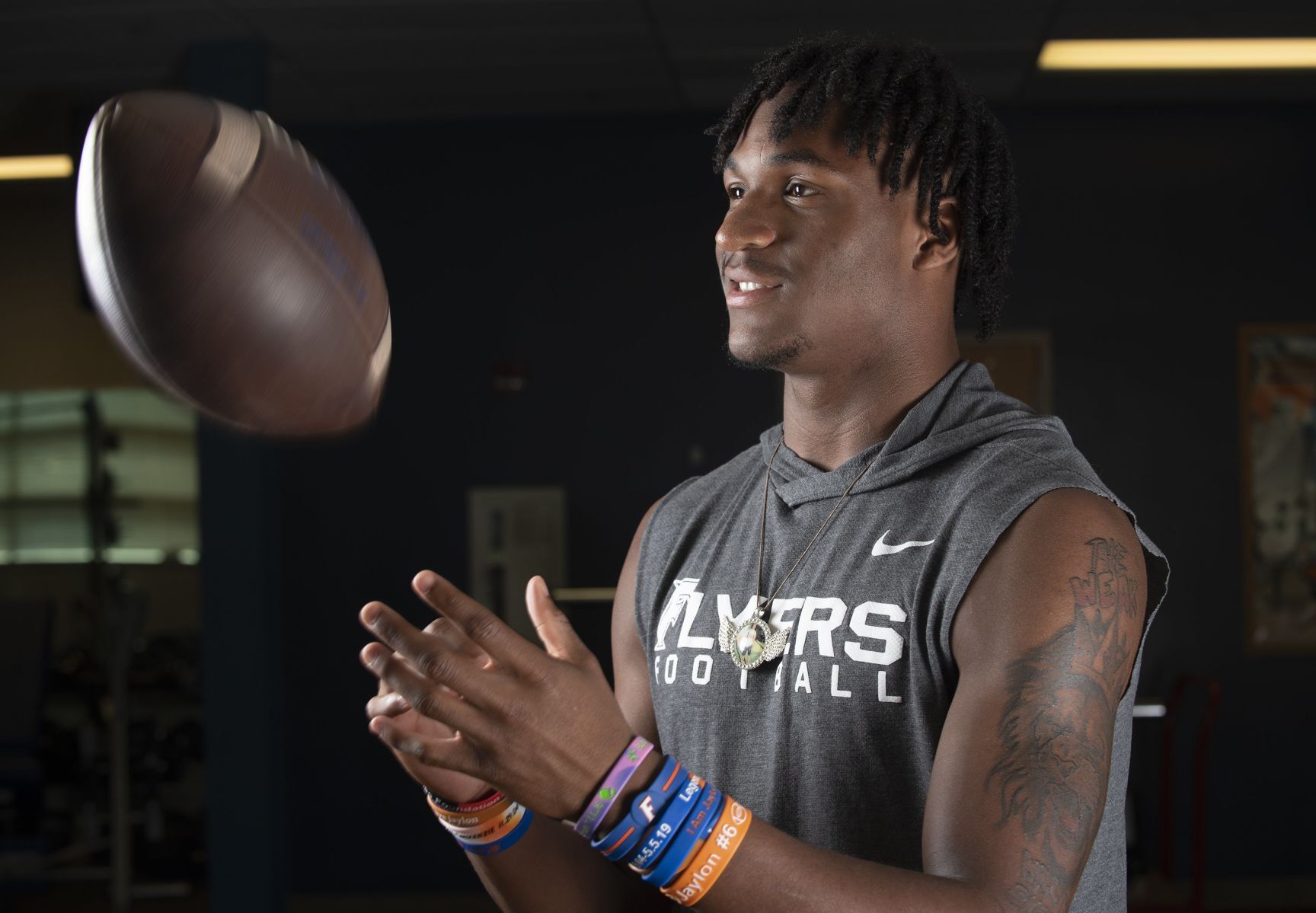 East St. Louis receiver Luther Burden